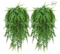 Towviy 2PCS Plante Artificielle Tombante, Lierre Artificiel Plantes Artificielles Interieur Plante Verte Artificielle Fausse Tombante Fausse Plante Deco pour Mariage Jardin Balcon Bureau