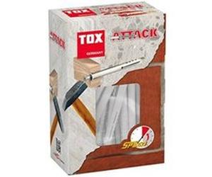 Tox 017102221 Attack Jeu De 50 Chevilles Et Clous 8 X 60 Mm G