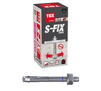 TOX 04010216 Goujon d'ancrage en Acier Galvanisé S-Fix Pro, M10x105 / 25 mm, 25 unités