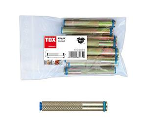 TOX Accessoires en mortier composite Liquix Impact M8x80 mm, 10 pcs, 08410015, Golden