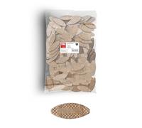 TOX Biscuit wood XL P10 en bois de hêtre pour des fixations stables d'éléments en bois, taille P10, 250 pièces, 015600241