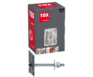 TOX Bouchon inclinable Spagat Pro M8 mm, 10 pièces, 023100171, argenté