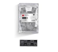 TOX Cales de montage Distance Wedge en plastique (PP), noir, utilisation polyvalente, alignement antidérapant, résistant aux intempéries, 80x30x10 mm, 1 sachet, 10 pièces, 0656001141