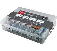 TOX chevilles à cavité - assortiment Indoor Box Pro 68 pcs., kit de fixation dans des plaques de plâtre ou des panneaux de fibres de plâtre, vis de fixation incluses, 094901119
