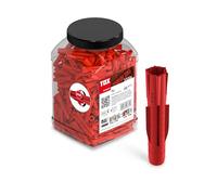 TOX Chevilles universelles TRI 6 x 36mm en Big Pack, chevilles pour presque tous les matériaux de construction,1000 pièces dans une boîte ronde incassable et polyvalente, 2500 ml, 010260001