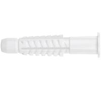 Tox Deco Cheville universelle multi-usages, 5x25 mm, en boîte ronde, pour presque tous les matériaux de construction, 100 pièces, 016100011