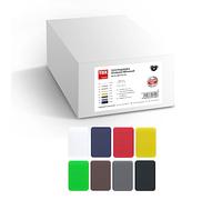 TOX Distance Allround Plaques de calage assortiment 80 pcs, plaques de compensation multicolores en plastique, charge admissible jusqu'à 5 tonnes, chaque taille 10 pcs, 1 carton, 065100103