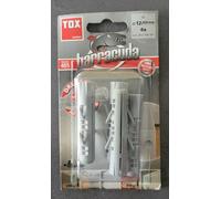 TOX Écrou À Expansion Barracuda 12x60 Mm, 4Pcs, Art.Nr: 013700101, Gris