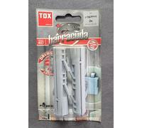 TOX Écrou À Expansion Barracuda 16x80 Mm, 013700141, Gris. 2Pcs.