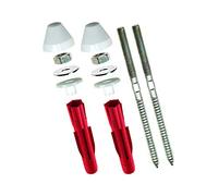 TOX TRI-2 kit de fixation 04510148 pour urinoir et lavabo, blanc