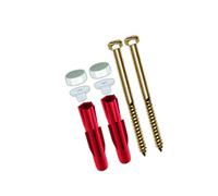 Support TOX WC accessoire 04510152/S avec 2 capuchons blancs