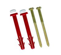 TOX Fixation WC sur Pied Toilet XL Cap, blanc, un ensemble,04510135