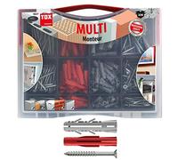 TOX Mallette d'assortiment Monteur Multi - 336 pcs. set avec chevilles à expansion, chevilles universelles et vis adaptées - 94901021