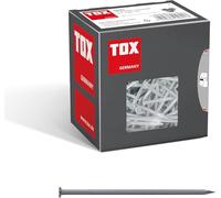 TOX Nails 063100110 Clous métalliques M 3,1 x 80 mm avec tête fraisée pour des connexions faciles en bois et surfaces planes, possibilité d'utilisation universelle en intérieur et en extérieur, acier