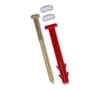 TOX Support WC accessoire 04510152 E 8/40 blanc et chromé par jeu