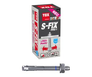 TOX TOX Cheville à expansion S-Fix Pro 1 A4 M10x90/10 mm Quantité:50