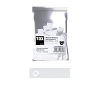TOX Window Distance Cales de vitrage, cales d'espacement en plastique, charge admissible jusqu'à 3 tonnes, polypropylène, 24 x 100 x 1 mm, 1 sachet, 50 pièces, 065600100