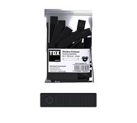 TOX Window Distance Cales de vitrage, cales d'espacement en plastique, charge admissible jusqu'à 3 tonnes, polypropylène, 24 x 100 x 6 mm, 1 sac, 50 pièces, 065600105