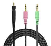 Toxaoii Câble audio de rechange GSP 600 pour casque Sennheiser GSP 670, GSP 600, GSP 500, GSP 350, PC 373D, Game One, Game Zero, G4ME One, cordon auxiliaire de 2,5 à 3,5 mm