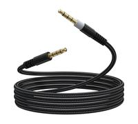 Toxaoii Câble audio de rechange pour HyperX Cloud Alpha, Cloud Mix, casque de vol, pour casques de jeu Logitech G633, G933, cordon auxiliaire tressé de 3,5 mm à 3,5 mm vers PC, PS5, PS4, smartphone de