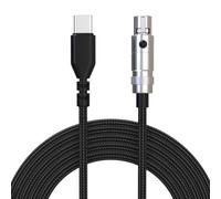 Toxaoii Câble audio de rechange USB-C pour casque Beyerdynamic DT 770 Pro, DT 990 Pro X, DT 1990 Pro, DT 1770 Pro, DT 990 Pro, DT 770 Pro X pour iPhone 17/16/15