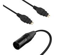 Toxaoii Câble audio HiFi équilibré XLR à 4 broches compatible avec casque Sennheiser HD650, HD660S, HD600, HD6XX, HD580, HD565, HD545, HD535, HD265, HD58X, HD 25