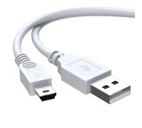 Toxaoii Câble d'alimentation et de données USB compatible avec calculatrices Texas Instruments TI-84 Plus CE, TI 89 Titanium, TI Nspire CX II CAS, TI Nspire CX CAS Calculatrice Graphique Chargeur