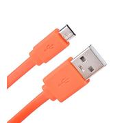 Toxaoii Câble de charge compatible avec les casques de jeu SteelSeries Arctis 7 (édition 2019), Arctis 7P, Arctis 9 Arctis 9X, Arctis 3, Arctis 1, Arctis Pro (orange-1 m)