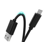 Toxaoii Câble de charge USB micro compatible avec lampe de poche tactique Streamlight 88054 88085 73301 66608 Penlight 66134 66604 66320 66133 66134 66148 (noir, 1,5 m)