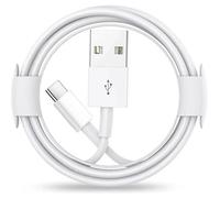 Toxaoii Carplay - Câble de recharge de voiture de rechange pour iPhone 15, 15 Pro Max, 15 Plus, iPad 10e génération, iPad Pro 12,9/11, iPad Air 5e/4e génération, mini 6e génération, blanc, 1 m
