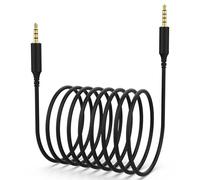 Toxaoii Cordon de rechange Astro A50 compatible avec casque de jeu Logitech Astro A50 A40 A30 A10, cordon d'extension auxiliaire de 3,5 mm à 3,5 mm pour Xbox One Play Station 4 PS4 (2,5 m)