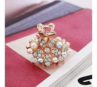 TOXI Simple Pince Bord épingle à Cheveux Perles simulées Fleur Petite Pince à Cheveux Vogue Femmes Strass Cheveux Crabe Accessoires Bijoux