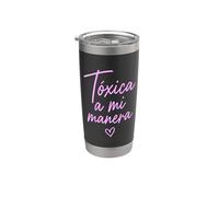 Toxica A Mi Manera Latina Chingona Chula Bonita Mexicana Gobelet isotherme en acier inoxydable double paroi