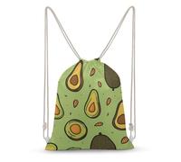 TOXOCMDKLE Sac à dos avec cordon de serrage simple dessin d'avocat sac pliable sac de sport sac de gym pour le shopping yoga