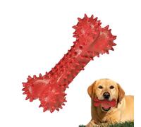 Toy à mâcher de l'os épineux - Pet Toys Spiked Dog | Conception convexe Toy TUG TUG POUR LES CHEWERS AGRAGNAIS | Nettoyage de dents résistant aux morsures en caoutchouc naturel, jouet pour chien