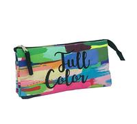 Toy Bags Trousse Triple Unisexe pour Adulte Multicolore 22 x 12 x 5