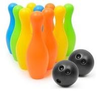 Toy Bowling Set Pour Colorful 12 Enfants Enfants Piece Toy Bowling Set BT047 Rouge G