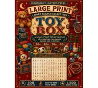 Toy Box: Large Print Word Search Celebrating Childhood, Toys and Games - 100 Nostalgic Puzzles from the 1950s to 1980s