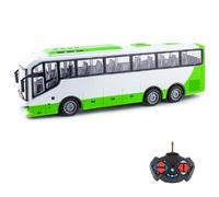 Toy Bus 12, 4x3, 2x4, 5 pouces Jouet de bus électrique sans fil à l'échelle 1:30 Simulateur de tourisme réaliste Télécommande amusante Créative pour garçons filles Pas batterie Jouets jeu verts