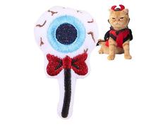 Toy Catnip Halloween - Jouets De Chat en Forme De Fantôme | Toys Morsure À Mastication Interactive en Peluche | Cats D'intérieur Joue Exercice Mignon Et Drôle, Conception Innovante du Globe