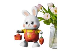 Toy De Lapin À Chant Électrique - 48 Chant De Chant avec des Mouvements De Danse, Jouet Musical Éducatif Amusant | Cartoon Musical Bunny pour Les Tout-Petits Préscolaires, Jouet De Développement