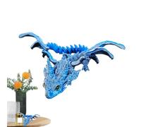 Toy Dragon, jouet de dragon pour , simulation imprimée en 3D, ornements de dragon volant - Jouets de bureau exécutifs, décoration pour la maison ou le bureau pour bibliothèque ou armoire