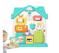 Toy du tableau sensoriel d'apprentissage précoce - Conseil occupé pour les tout-petits à développer une motricité fine | Jouet d'activité éducative pour garçons et filles | Jouet de voyage pour école