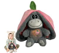 Toy en peluche respiratoire - respiration âne, respiration de la respiration et jouet en peluche animale - jouet - une approche apaisante - avec le en peluche animal - un mouvement de respiratio