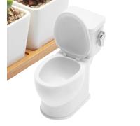 Toy - Funny with Flushing Sound, Decor Miniature Bowl, Furniture Perfect For Living Rooms, Bedrooms, Dining Rooms, and Studies.