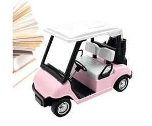 Toy Golf Cart | Mini Vehicle Desktop Decoration Ornament | Small Vehicle Mo