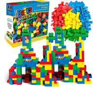 Toy Grands Blocs De Construction Pour Enfants Et Tout-Petits,Jeu De Grosses Briques Pour 3 Ans Et Plus,Bleu,Vert,Rouge Et Jaune,204 Pièces