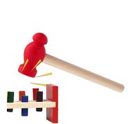 Toy Hammer, Portable Fake Tool, Simulation Maintenance Toy, Lightweight Sturdy Design, Safe Play Accessory, Ideal for Kids, Travel, Living Room, School, Bedroom, Home, Indoor, Outdoor, 5.31inches