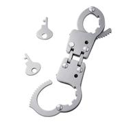 Toy Handcuffs for Grownups Interactive Realistic Stainless Steel with Keys