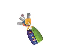 Toy Keys Flash Music Baby Keys Toys Smart Remote Cary Key Baby Pretend Play Play Toth Téléphone Car Fake Key Key Toy For Fun Learning Blue
